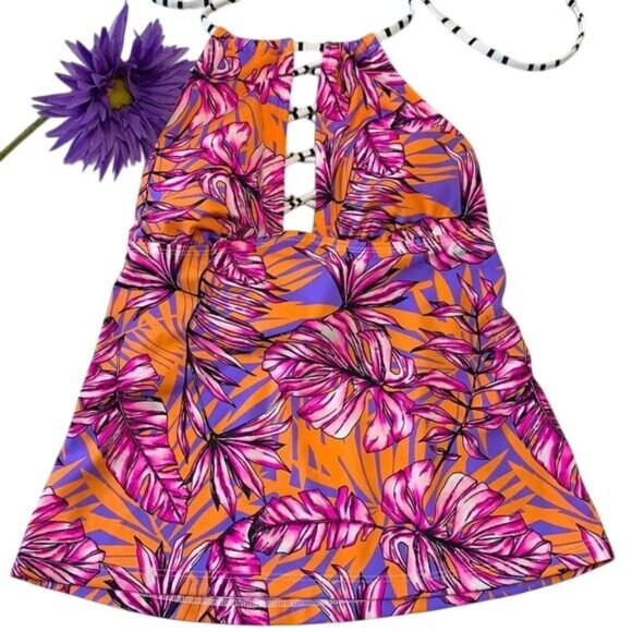 New Takini Tropical Top - Picture 1 of 9